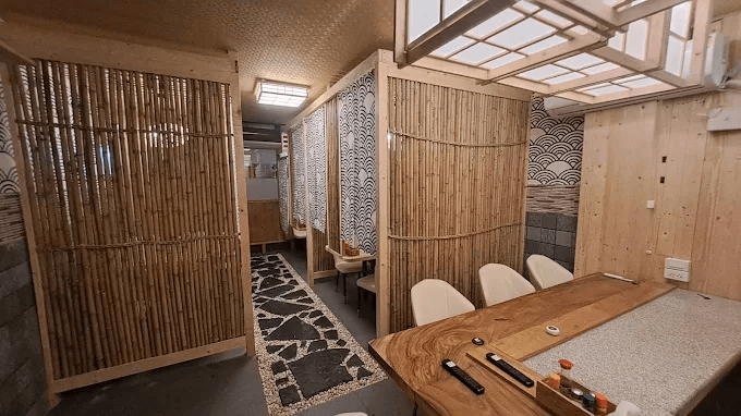 Izakaya Baku interior — warm evening atmosphere Pattaya