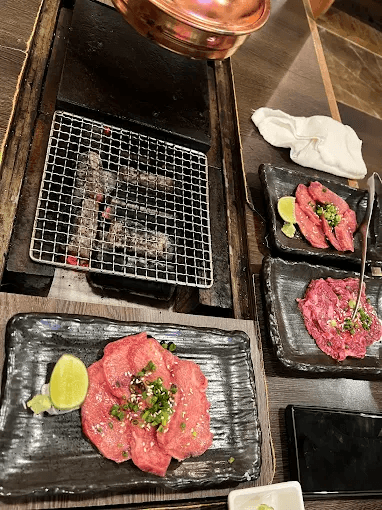 Izakaya dining experience — charcoal BBQ at your table
